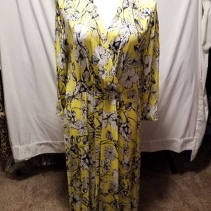 Yellow and Black Dress